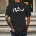 Capitol Records T-Shirt Mens Back Print T-shirt Gifts for Men