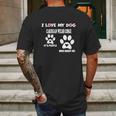 Cardigan Welsh Corgi I Love My Dog Cardigan Welsh Corgi - Mens Back Print T-shirt Gifts for Men