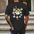 Care Bears In The Clouds Lovely Gifts Mens Back Print T-shirt Gifts for Men