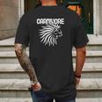 Carnivore Lion Meat Eater Mens Back Print T-shirt Gifts for Men