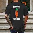 Carrots Matter Funny Cute Emoji Vegetable Vegan Food Gift Mens Back Print T-shirt Gifts for Men