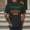 Catholics Vs Convicts 1988 Mens Back Print T-shirt Gifts for Men