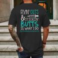 Certified Medication Assistant Fixin Cuts Stickin Butts Is What I Do Proud Nursing Gift Mens Back Print T-shirt Gifts for Men