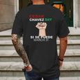 Cesar Chavez Si Se Puede Mens Back Print T-shirt Gifts for Men