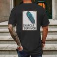 Chancla Survivor Spanish Mens Back Print T-shirt Gifts for Men