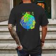 Be The Change You Wish To See In The World Mens Back Print T-shirt Gifts for Men