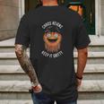 Chaos Gritty Reigns Keep It Gritty Mascot Mens Back Print T-shirt Gifts for Men