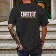 Cheezit Baked Snack Mix Mens Back Print T-shirt Gifts for Men