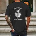 Cher Horowitz Black And White Grayscale Portrait Mens Back Print T-shirt Gifts for Men