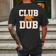 Chicago Sports Fan Club Dub Football Logo Mens Back Print T-shirt Gifts for Men