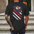 Chiefs American Flag Mens Back Print T-shirt Gifts for Men