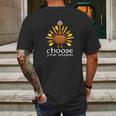 Choose Your Weapon Scary Turkey Face Thanksgiving Mens Back Print T-shirt Gifts for Men