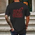 Classic Hot Ones Text Art Mens Back Print T-shirt Gifts for Men