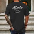 Classic Retro Vintage Atlanta Georgia Mens Back Print T-shirt Gifts for Men