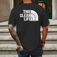 The Clean Life Narcotics Anonymous Mens Back Print T-shirt Gifts for Men