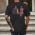 Cleveland Pride Mens Back Print T-shirt Gifts for Men