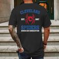 Cleveland Spiders American Association Mens Back Print T-shirt Gifts for Men