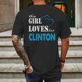 Clinton This Girl Love Her Clinton - Teeforclinton Mens Back Print T-shirt Gifts for Men