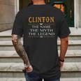 Clinton Legend Name Clinton - Teeforclinton Mens Back Print T-shirt Gifts for Men