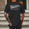 Clothing Co Philadelphia Pennsylvania City Of Brotherly Love Mens Back Print T-shirt Gifts for Men