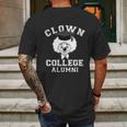 Clown College Alumni Graphic Design Printed Casual Daily Basic Mens Back Print T-shirt Gifts for Men