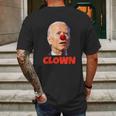 Clown Show Joe Funny Joe Biden Is A Democratic Clown Mens Back Print T-shirt Gifts for Men