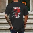 Cn Samurai Jack Red Sun Portrait Mens Back Print T-shirt Gifts for Men