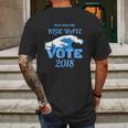 Here Comes The Blue Wave Mens Back Print T-shirt Gifts for Men