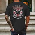 Confederate Flag Mens Back Print T-shirt Gifts for Men