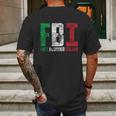 Cool Fbi Full Blooded Italian Funny American Migrates Gift Mens Back Print T-shirt Gifts for Men