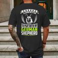 Corona Is Giving Me A Time To Play With My German Shepherd DogMens Back Print T-shirt Gifts for Men