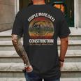 Couple More Days Construction Were Always Almost Done Mens Back Print T-shirt Gifts for Men