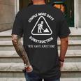 Couple More Days Construction We’Re Always Almost Done V15 Mens Back Print T-shirt Gifts for Men