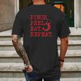 Crawfish Pinch Peel Eat Repeat Crawfish Boil Mens Back Print T-shirt Gifts for Men