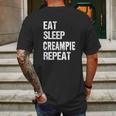 Creampie Kinky Humor Cum Mens Back Print T-shirt Gifts for Men