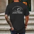 Crottsmills Print With John Prine Mens Back Print T-shirt Gifts for Men