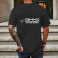 Cum-N-Go Sperm Bank Novelty Tshirt Mens Back Print T-shirt Gifts for Men