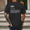 Cunt Definition Meaning Aussie Definition Used When Exchanging Shirt Mens Back Print T-shirt Gifts for Men