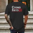 Cuomo Fauci 20 Short Sleeve T-Shirt Mens Back Print T-shirt Gifts for Men