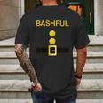 Cute Halloween Funny Halloween Day Bashful Dwarf Costume Mens Back Print T-shirt Gifts for Men