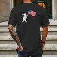 Cute Rabbit Usa Flag World War Champs July 4Th Mens Back Print T-shirt Gifts for Men