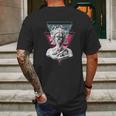 Cyborg Medusa Statue Aesthetic Art Japanese Otaku Mens Back Print T-shirt Gifts for Men