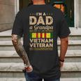 Dad Grandpa Vietnam Veteran V2 Mens Back Print T-shirt Gifts for Men