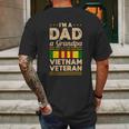 Dad Grandpa Vietnam Veteran Vintage Gift Mens Gift Great Gift Graphic Design Printed Casual Daily Basic Mens Back Print T-shirt Gifts for Men