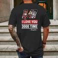 Dad I Love You 3000 Time Mens Back Print T-shirt Gifts for Men