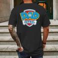 Dad Patrol V2 Mens Back Print T-shirt Gifts for Men