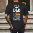 Dad Vietnam Veteran Graphic Design Printed Casual Daily Basic Mens Back Print T-shirt Gifts for Men