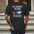 Daddy Shark Doo Doo Dad Fathers Day Mens Back Print T-shirt Gifts for Men