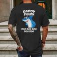 Daddy Shark Do Do Do Funny Mens Back Print T-shirt Gifts for Men