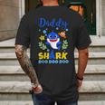 Daddy Shark Gift Cute Baby Shark Mens Back Print T-shirt Gifts for Men